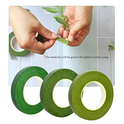 TIMESETL 8 Pack Floral Arrangement Tools Kit Include Wire Cutter, 3 Pack 26 Gauge Floral Stem Wire, 22 Gauge Floral Wire and 3 Roll Floral Tapes for Bouquet Stem Wrap Florist