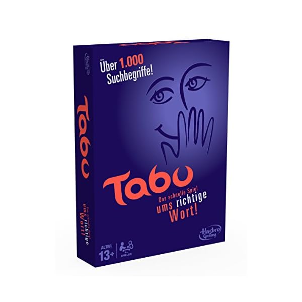 Hasbro A4626100 Tabu, klassisches Partyspiel, ab 13 Jahren – Bild 3