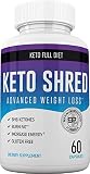 Keto Ultra Shred Diet Pills - Keto Advanced Weight Loss Fat Burners for Women and Men | Keto BHB Salts to Burn Fat Fast on Keto Diet | Ketogenic Keto Slim Supplement |Exogenous Ketones - 60 Count