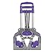 Homgrace Hand Truck and Dolly up to 150 lb Capacity, Adjustable Aluminum Folding Hand Cart with PU Rubber Wheels (Purple)