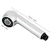 Faucet Replacement Sprayer Pull Out Spray for Kitchen Sink Pull-Down Faucet Chrome Finished for Bathroom Kitchen