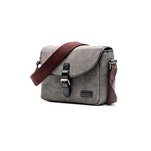 ZHUSHI. Retro wasserdichte Kameratasche Fotografie-Paket DSLR Schulterkoffer Für Leinwand Micro Single Messenger Männer…