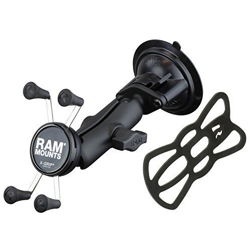 Ram-Mount-Twist-Lock-Suction-Cup-Mount-with-Universal-X-Grip-Cell-Phone-Holder