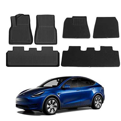 2 Layer KIKIMO Tesla Model Y Floor Mats, 20202022 Tesla Model Y