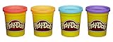 Play-Doh 4-Pack of Colors 20oz - Blue, Orange, Teal & Neon Yellow
