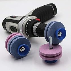 Beeiee Lawn Mower Blade Sharpener, Double Layer