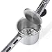 Barbestar Stainless Steel Potato Ricer, Food Press , Fruit Masher, with 3 Large Interchangeable Discs, Ergonomic Comfort Grip, Large Size and Easy to Press
