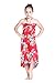 Girl Hawaiian Halter Dress in Hibiscus Red Size 6