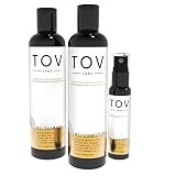 Clinically Proven, Naturally Based, Anti Hair Loss Kit for Men/Women (Fine or Thinning Hair) Removes DHT for Thicker Fuller Hair. Dandruff Control (Shampoo, Conditioner, Treatment) 30 Day Supply