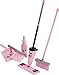 Casdon Henry & Hetty Toys - Henry Cleaning Trolley - Red Henry-Inspired Toy Playset with Mop, Brushes, Dustpan, & Accessories - Kids Cleaning Trolley Set - For Children Aged 3+