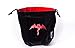 Microfiber Large Dice Bag | Truly Reversible with Dragon Image on Each Side | Stands Up on its Own and Holds 200+ Dice