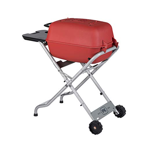 PK Grills Charcoal BBQ Grill and Smoker Combo Portable Aluminum Outdoor