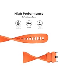 NotoCity Compatible Samsung Gear Fit2 Pro Band Solft Silicona Gear Fit2 Watch Strap Samsung Gear Fit2 Pro Smartwatch correas hombre mujer, S