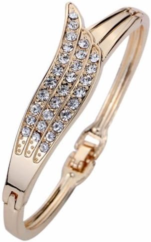 Cosines Jewelry - CZ Charms Crystal Bracelet Rhinestone Alloy Cuff Bangle Bridal Women Wedding Party Fashion Gift #2