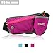 Fitters Niche Hydration Running Belt Waist Pack, Adjustable Elastic Band, Water Bottle Holster Carrier Fit 10-30oz/300-700ml, Fits max. 6 inch Phones, Rose