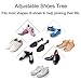 5 Pairs Plastic Shoe Tree for Men, Adjustable Length Mens Shoe Trees for Sneakers, Holder Shaper Support Shoe Stretcher to Keep Shoes In Pristine Conditions