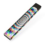 Skin Decal Vinyl Wrap for JUUL Vape stickers skins cover/ Trippy hologram dizzy
