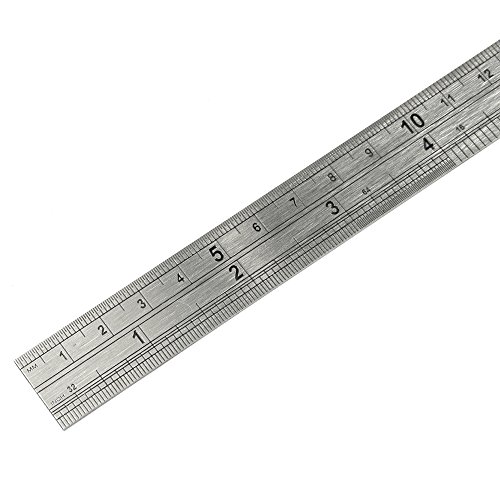 XUCHUAN 6''inch stainless Steel Office Ruler with Conversion Table - Thumbnail 4