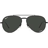 Ray-Ban RB8225 Aviator Titanium Pilot Sunglasses