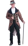 Forum Steampunk Jack Complete Costume, Brown, One Size
