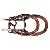 Metal Puzzle, FINER Bronze Horseshoe Cast Metal Puzzle IQ Brain Teaser for Children Adults GH7106 by FINER SHOP