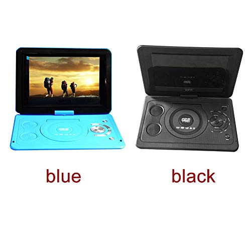 13.9 inch Portable DVD Player with Rechargeable Battery, 10.1 inch Swivel Display Screen, Card Reader, Car Charger,Power Adapter. Support 3D Playback, FM Radio,Power Off Memory