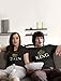 Tstars King and Queen Matching Shirts for Couples Him and Her Gifts Boyfriend Girlfriend Wife Husband Couple T-Shirt Set Black