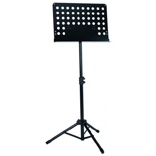 TopStage Deluxe Lectern Orchestra Conductor Music Stand - Black A204 - Thumbnail 7