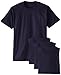 byHanes Hanes Men's ComfortSoft T-Shirt (Pack Of 4) (Navy, Large (Chest 42