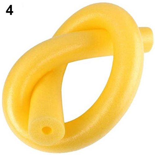 Catnew Flexible Fun Swimming Pool Foam Water Kickboards Hollow Noodle Kids Adult Float Swim Aid Toys Tools (Yellow)