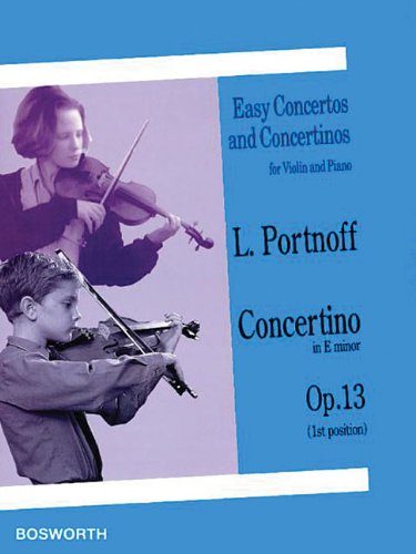 Concertino in E Minor, Op. 13: Easy Concertos and Concertinos Series for Violin and Piano (Easy Conc