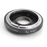 Pixco Lens Adapter for Canon FD Lens to Canon EOS EF Camera Canon EOS Camera EOS 5D Mark IV, 80D, 760D, 750D, 5DS(R), 7D Mark II Focus to Infinity