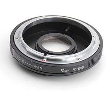 Pixco Lens Adapter for Canon FD Lens to Canon EOS EF Camera Canon EOS Camera EOS 5D Mark IV, 80D, 760D, 750D, 5DS(R), 7D Mark II Focus to Infinity