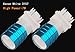 YITAMOTOR 2x High Power 7W 3157 Projector Backup Reverse Super White LED bulbs T25 3057 4157