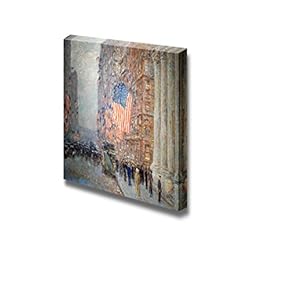 Flags on The Waldorf by Childe Hassam Print...