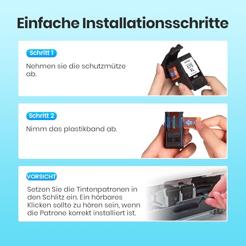 druckerpatronen 575 576 Kompatible PG-575XL CL-576XL für Canon 575 XL 576 XL für Canon PIXMA TR4755i TS3750i TS3550i TR4750i TS3751i TR4756i TR4700 TS3500 TR4751i TS3752i (1 Schwarz, 1 Farbe)