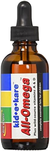 NORTH AMERICAN HERB & SPICE Kid-e-kare All-Omega - 2 fl. oz. - Essential Oils for Children - Protects Cell Membranes - Contains Vitamin A & D, EPA & DHA - Non-GMO - 24 Servings