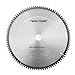 TWIN-TOWN 12-Inch 96 Tooth TCG Aluminum Cutting Saw Blade for Miter/Table Saws - Precision Circular Saw Blades for Aluminum, Plastics, Non-Ferrous Metals with 1