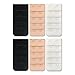 N NAANSI Women Bra Extensions - Bra Extender 2 Hook 1/2 inch Spacing, Pack of 6pcs