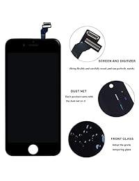 Repuesto de pantalla compatible con iPhone LCD Compatible con iPhone LCD pantalla táctil Kit de reparación de pantalla con herramientas de reparación completas