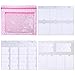 Maniology (formerly bmc) Nail Plate Organizer Binder Sheets Starter Kit - 4 Square Sheets + 4 Rectangular Sheets + 2 Universal Sheets + 1 Mesh Pocket Compartment