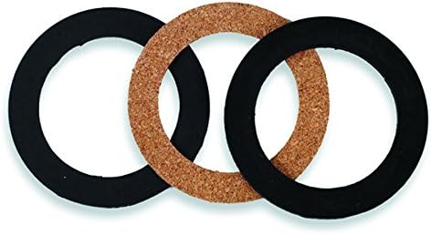 Swimline Return Gasket Set, Black/Tan