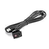 CHELINK Universal 1.5M Flush Mount Cable Autos 3.5mm USB AUX Headphone Male Jack Mounting Modified Socket for Volkswagen Toyota, Car, Vehicle, Marine, Bike, Boat, Motorcycle