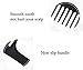 Louise Maelys Large Wide Tooth Detangle Hair Comb Premium Plastic Styling Comb for Thick Hair Curly Hair