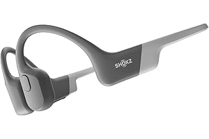 SHOKZ OpenRun (AfterShokz Aeropex) - Open-Ear Bluetooth Bone Conduction Sport Headphones - Sweat Resistant Wireless Earphones for Workouts and Running - Built-in Mic, with Headband