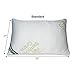 Bamboo ADJUSTABLE Shredded Memory Foam Pillow - FIRM - Micro-Vented Cover with Zipper Hypoallergenic and Dust Mite Resistant - by Grand - STANDARD