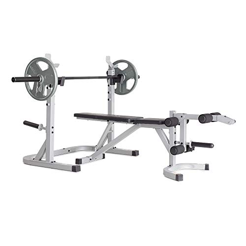 Weider Platinum Utility Bench Squat Rack, Black in Dubai UAE