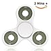 Moopai The Anti-Anxiety Fidget Spinner Helps Focusing Fidget Toys Premium Quality EDC Focus Toy for Kids & Adults Best Stress Reducer Relieves ADHD Anxiety and Boredom (White)