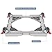 Fridge Stand Furniture Adjustable Dolly with 4 Double Wheels Movable Base Multi-functional Appliance Dolly for Dryer, Washing Machine and Refrigerator Stand