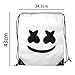 MOLECOLE DJ Mask, Music Festival Helmets,Half Masks Halloween Party Props Costume Masks and A DJ Backpack Black for Child Birthday Gift, Cosplay Prop Party Bar Costume Masks